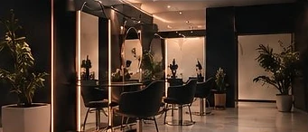 Blick in den Salon
