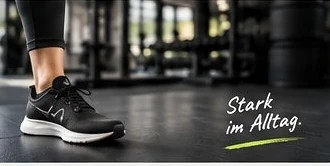 Sportschuhe im Fitnessstudio